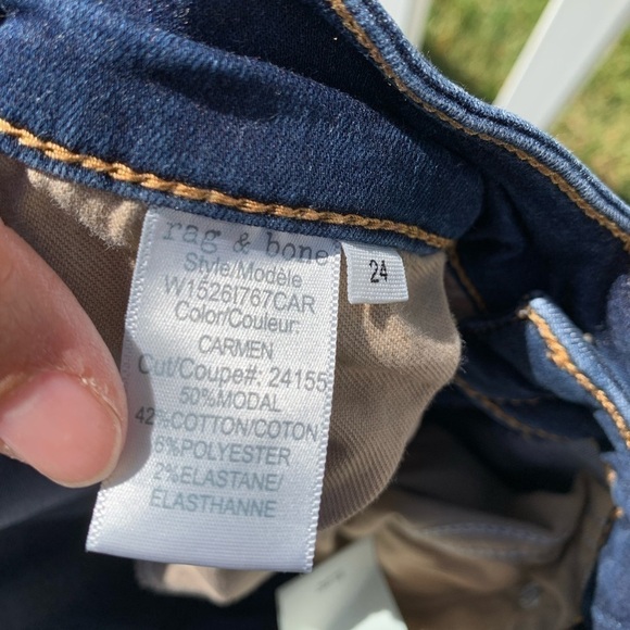 Rag & bone cate mid rise skinny ankle jeans - Picture 6 of 8